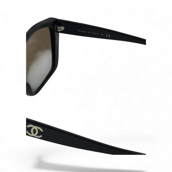 CCS102: Chanel 5203 sunglasses in black - Picture 3 of 4